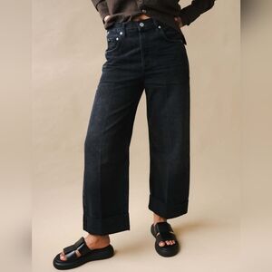 Citizens Of Humanity Black Wide-Leg Jeans